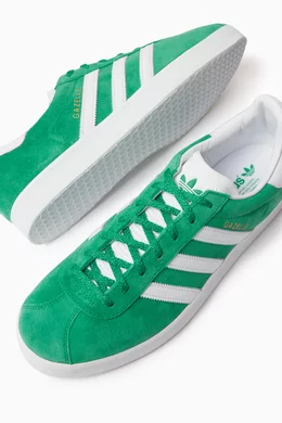 adidas gazelle silver green womens Gazelle 85 Shoes, IE2165