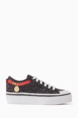 Buy adidas Color Junior Nizza Platform Sneakers in Textile For Kids Online Ounass Oman