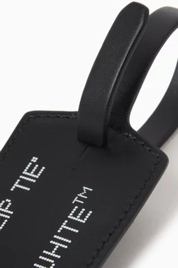 Off white name tag cheap