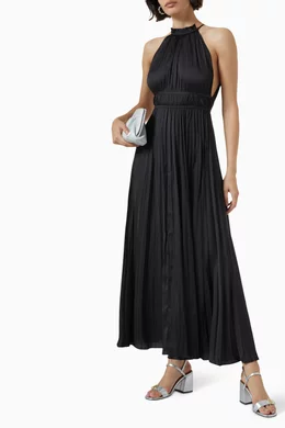 mermaid maxi dress pattern Contrast Polka Dot Mermaid Maxi Backless Dress