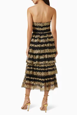 slim fit dress slacks LUXE STRETCH AND TAFFETA GOWN | CULT MIA