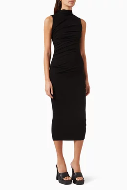 enza costa black dress ENZA COSTA OFF THE SHOULDER DRESS  TheLuxeLend