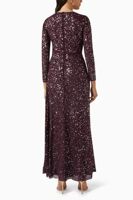 maya all over sequin dress Sequin Dress Maya Allover Maya Bridal Maxi Wedding Dress With Low Back In  All-over 3D