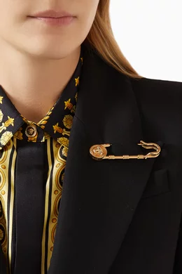 Versace pin brooch top