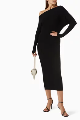 brandon maxwell berry strapless knit midi dress Vienna Strapless Midi Dress main image 1
