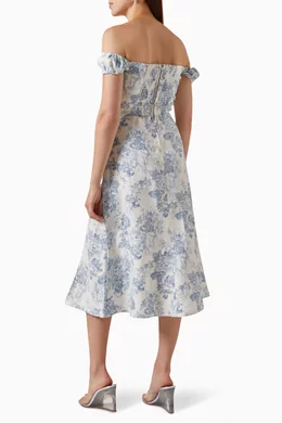 chinese dress ladies Brigitte Linen Midi Dress in Linum – Sleeper