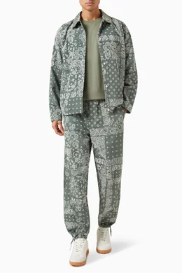 Buy Kith Multicolour Flocked Deconstructed Bandana Mercer Pants