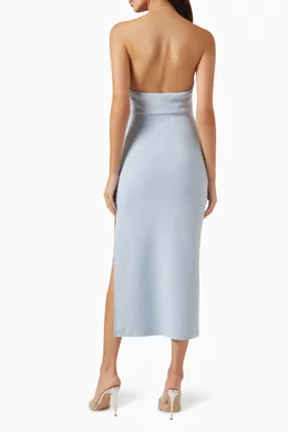Buy Bec + Bridge Blue Andy Asymmetric Midi Dress For Women Online | Ounass  Oman