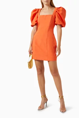 Buy Elliatt Orange Alondra Mini Dress For Women Online | Ounass Oman
