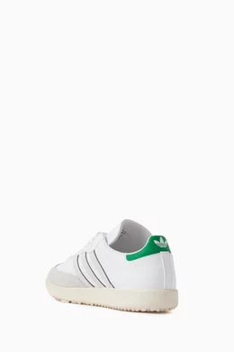 adidas gazelle silver green womens Adidas x Kith Men's Samba Golf White / Dash Grey / Off White Low Top  Sneakers main image 1