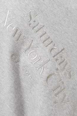 Buy Saturdays NYC Grey Ditch Miller Standard Hoodie in Loopback