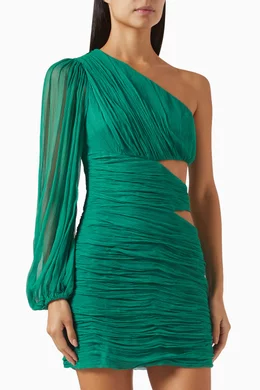 silk dress dark green Zapakasa Women Dark Green Floral Mermaid Prom Dress Beaded Satin Corset  Formal Dress main image 0