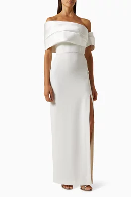 knee length dresses for ladies Solace London Alexis Maxi Dress main image 0