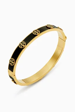 Tory burch logo stud hinge bracelet best sale