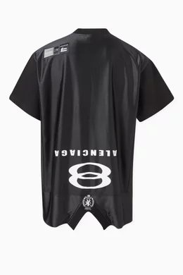 Buy Balenciaga Black Unity Sports Icon Deconstructed T-Shirt in