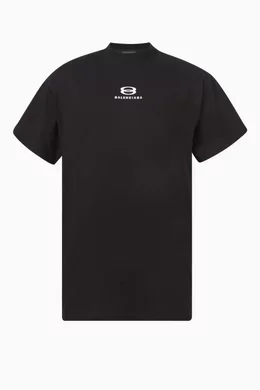 Balenciaga Unity Sports Icon Patched Top in Black für Damen | LN