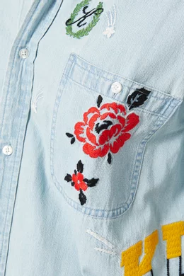 Kith for Otakara Denim Apollo Shirt Lサイズ KITH x Otakara NYC