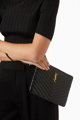 Ysl monogram a5 pouch on sale