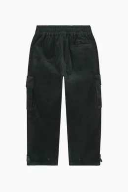 Buy Kith Green Chauncey II Cargo Pants in Corduroy For Boys