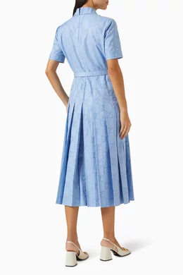 gucci cotton poplin midi dress Gucci