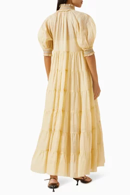 zimmermann silk swing maxi dress Zimmermann Tempo Swing Maxi Dress (For Hire)  EKOLUV