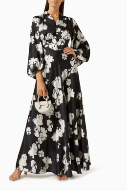 chinese dress ladies Julian Maxi Dress Black