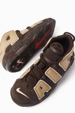 Buy Nike Brown Air More Uptempo 96 Sneakers in Suede Leather For Men Online Ounass Oman