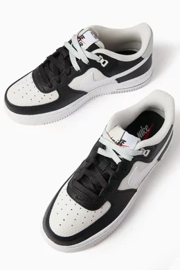Light grey force 1 leather 2 trainers hotsell