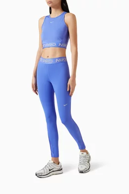 Buy Nike Blue Pro Dri Fit 7 8 Leggings For Women Online Ounass Oman