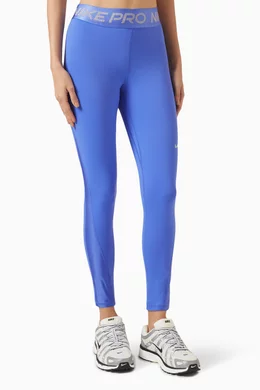 Buy Nike Blue Pro Dri Fit 7 8 Leggings For Women Online Ounass Oman