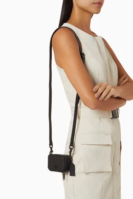 Buy Coach Black Crossbody Pouch in Crossgrain Leather For UNISEX Online Ounass Oman