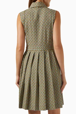 tory burch pleated golf dress Tory Burch Women's Short-Sleeve Pleated Golf Dress in Stone, size 2