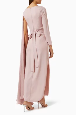 strapless open back dress Merigold Long Dress