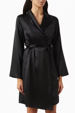 Calvin klein silk robe deals