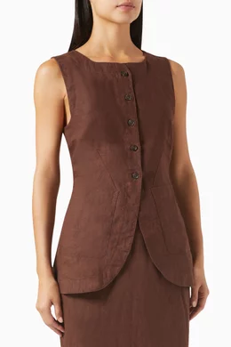chinese dress ladies Posse Essie Strapless Linen Dress