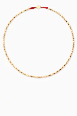 Buy Roxanne Assoulin Gold Baby Necklace in Beads Online for Women Ounass Oman
