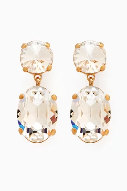 Buy Roxanne Assoulin Gold Hip Hop But Not Baby Earrings in Gold plated Metal Online for Women Ounass Oman