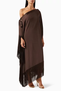 taller marmo brown dress Taller Marmo Nina Maxi Dress