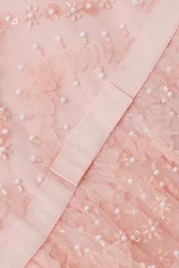open lace back dress Pink Halter Maxi Dress main image 0
