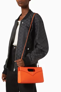 Buy MCM Orange Diamond Crossbody Bag in Leather For Women Online Ounass Oman