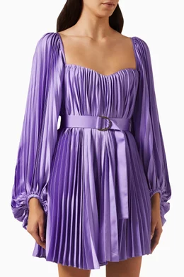 acler purple dress Fleeden Maxi Dress