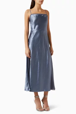 vince sheer paneled slip dress Vince - Black Sheer Paneled Slip Dress