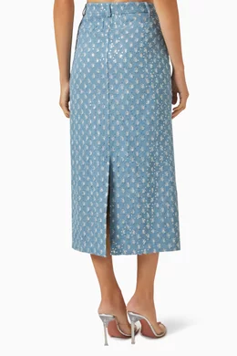 never fully dressed denim skirt Never Fully Dressed Jaspre Wrap Skirt