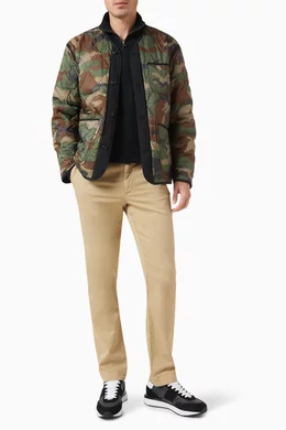 Buy Polo Ralph Lauren Black British Combat Field Jacket in Cotton