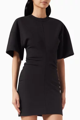 alexander wang draped jersey dress ALEXANDER WANG - Draped midi dress | Leam Roma
