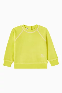 Buy Burberry Color EKD Sweatshirt in Cotton blend Towelling Online for Kids Ounass Oman