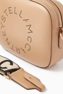 STELLA McCARTNEY バッグ S 700266 SMALL CAMERA BAG ECO ALTER Women White Logo Crossbody Camera Bag | Stella McCartney US