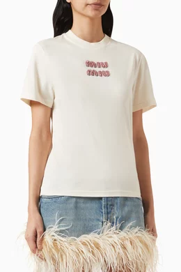 T shirt miu miu hot sale