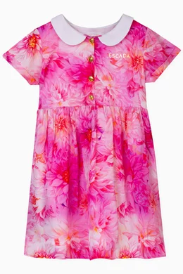 Buy Escada Color Floral print Dress Online for Kids Ounass Oman