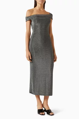 Buy Reformation Grey Jamie Knit Dress For Women Online | Ounass Oman